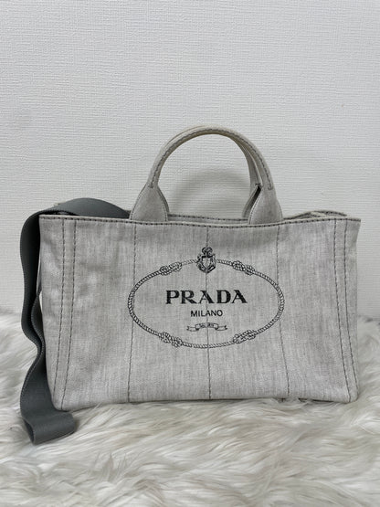 Prada Gray Tote Bags A-15547