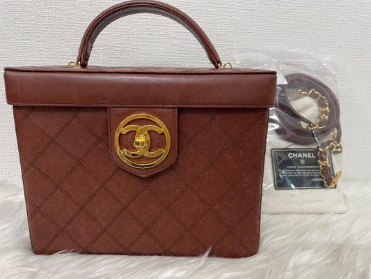 Chanel Brown Handle Bags A-15550