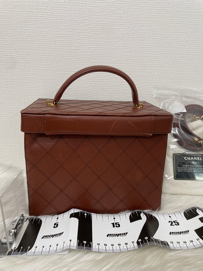 Chanel Brown Handle Bags A-15550