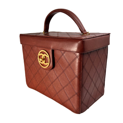 Chanel Brown Handle Bags A-15550