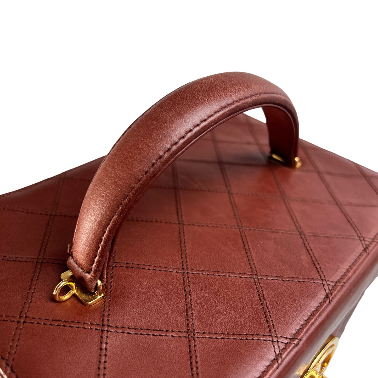 Chanel Brown Handle Bags A-15550