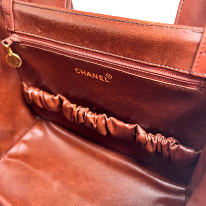 Chanel Brown Handle Bags A-15550