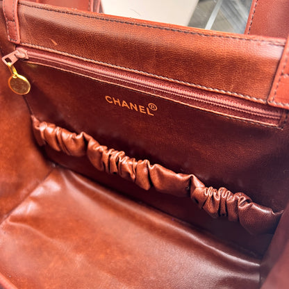 Chanel Brown Handle Bags A-15550