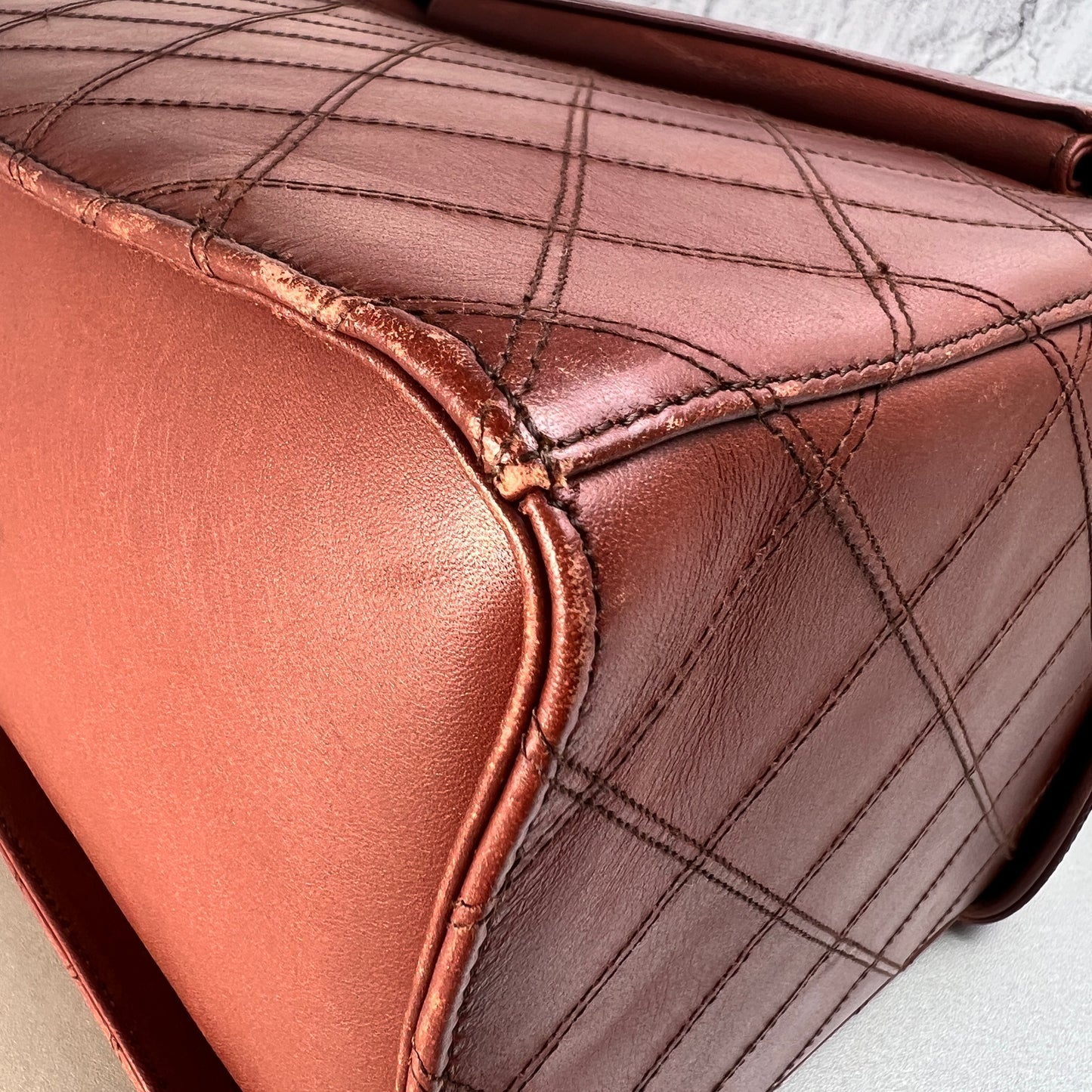 Chanel Brown Handle Bags A-15550