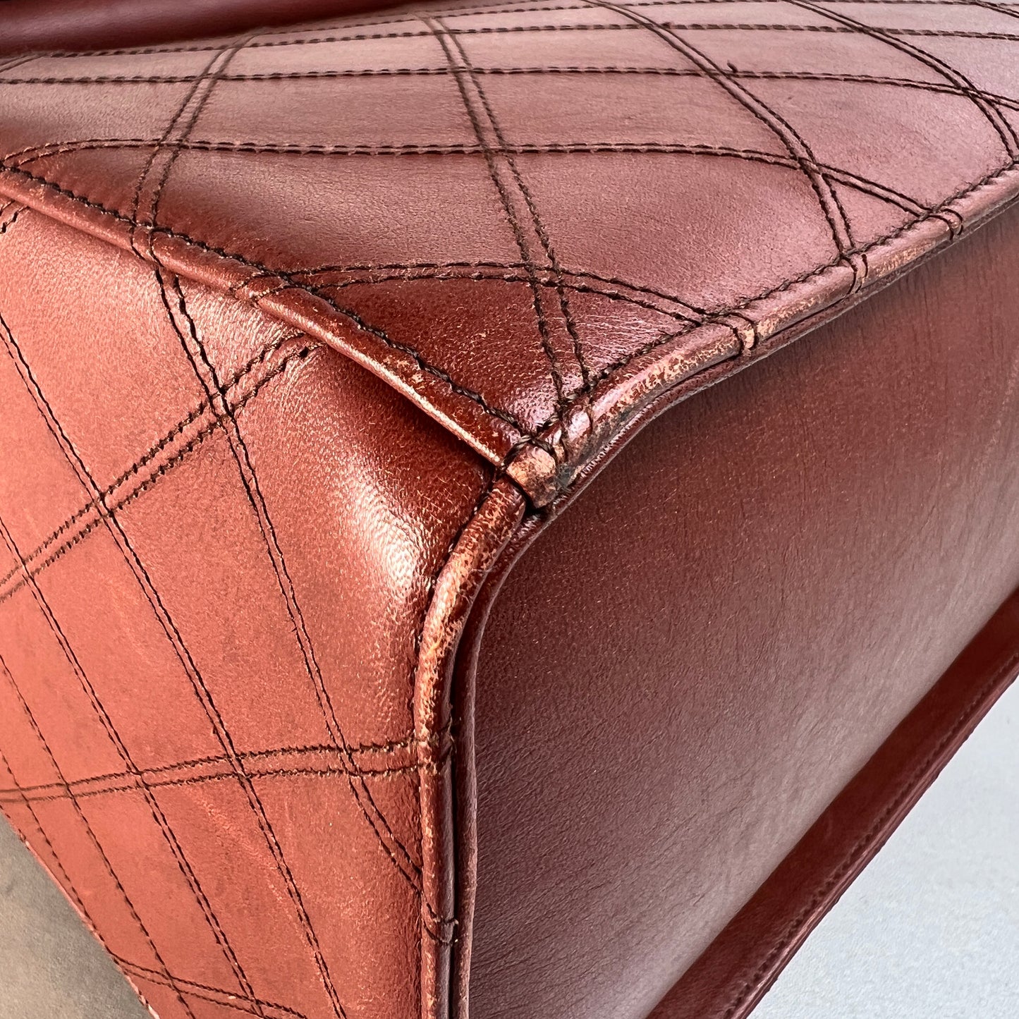 Chanel Brown Handle Bags A-15550