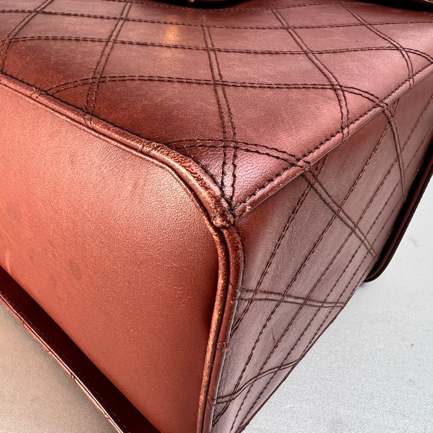 Chanel Brown Handle Bags A-15550