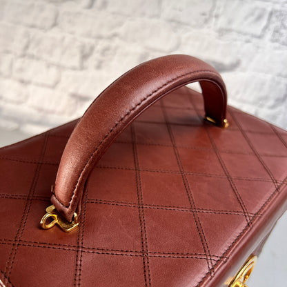 Chanel Brown Handle Bags A-15550