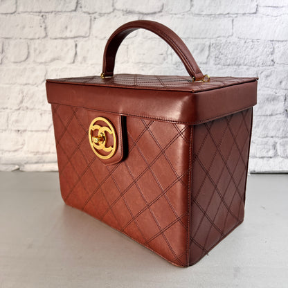 Chanel Brown Handle Bags A-15550