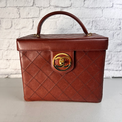 Chanel Brown Handle Bags A-15550