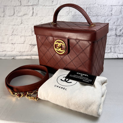 Chanel Brown Handle Bags A-15550