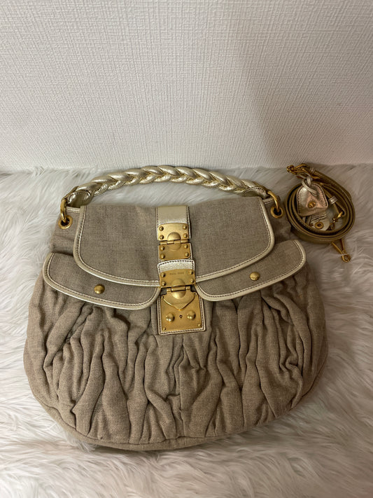 Miu Miu Beige Handle Bags A-15552