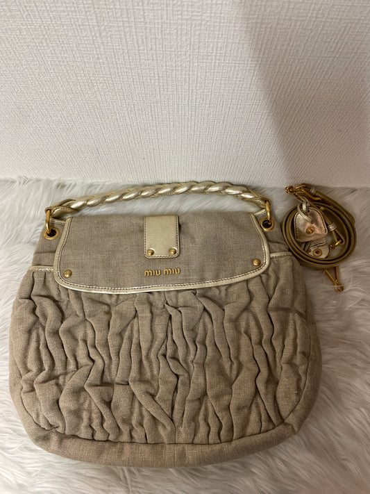 Miu Miu Beige Handle Bags A-15552