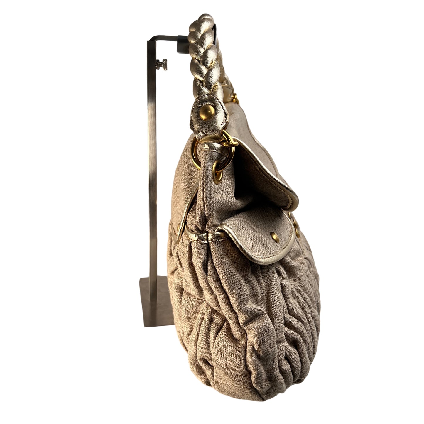 Miu Miu Beige Handle Bags A-15552