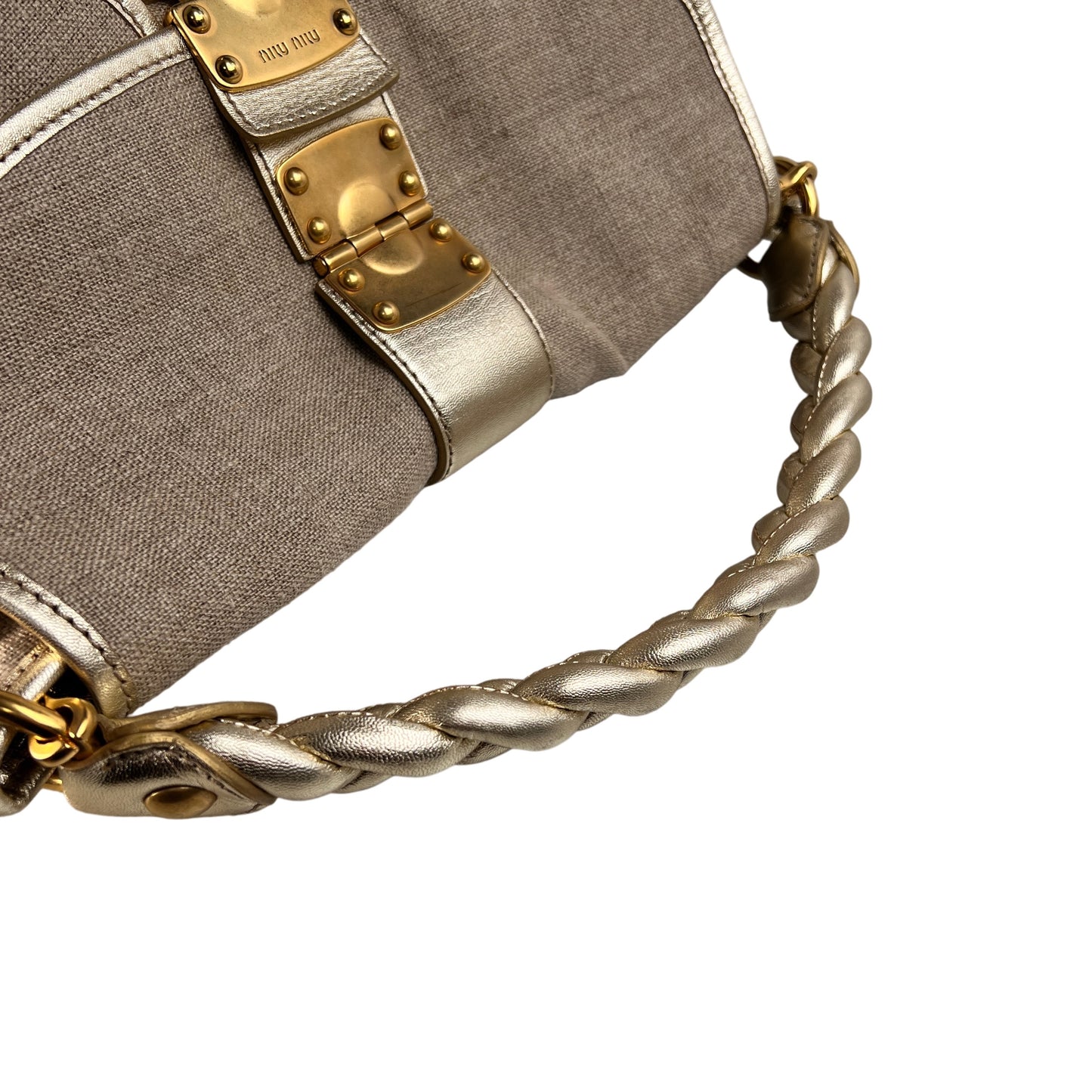 Miu Miu Beige Handle Bags A-15552