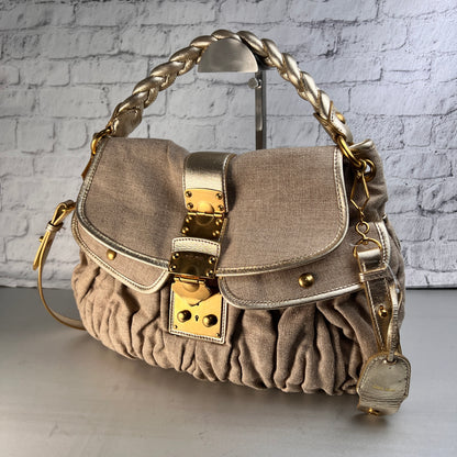 Miu Miu Beige Handle Bags A-15552