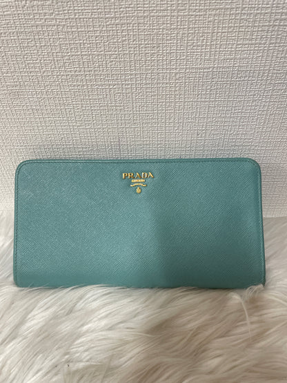 Prada Blue Wallets A-15576