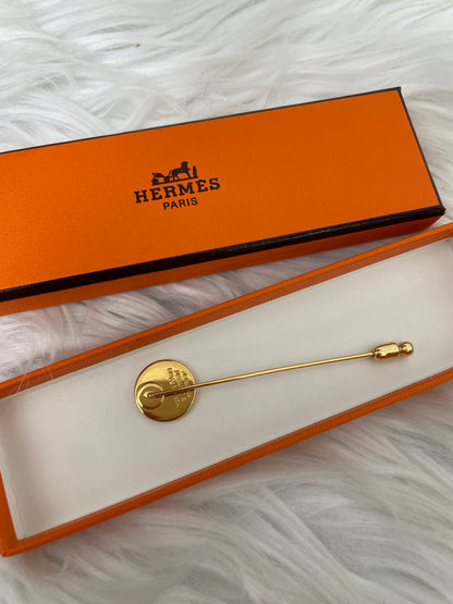 Hermes Gold Brooches A-15588