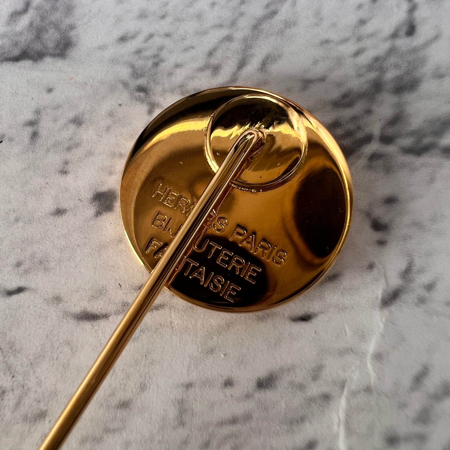 Hermes Gold Brooches A-15588