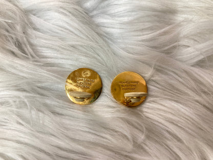 Hermes Gold Earrings A-15598