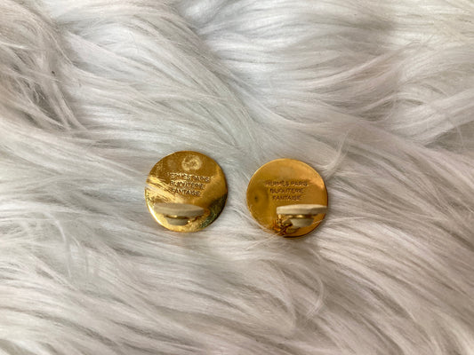 Hermes Gold Earrings A-15598
