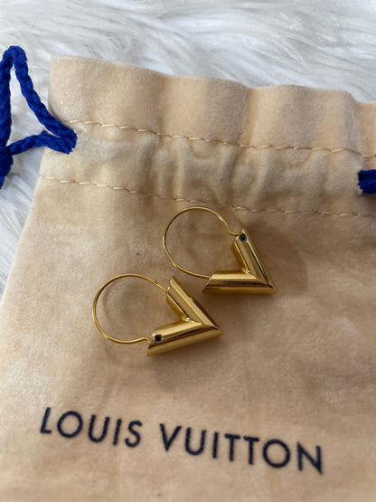 Louis Vuitton Gold Earrings A-15611
