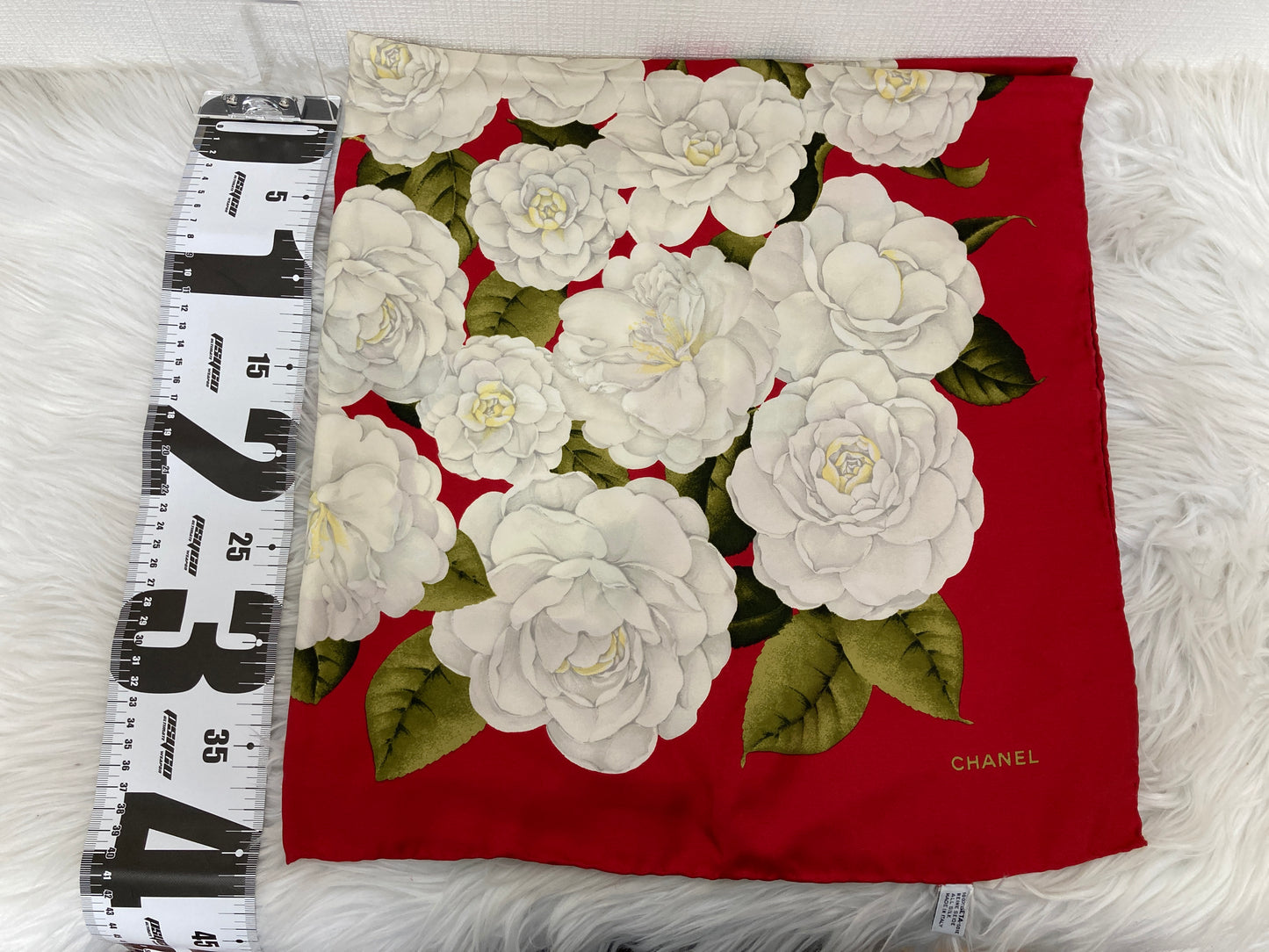 Chanel Red Scarves A-15629