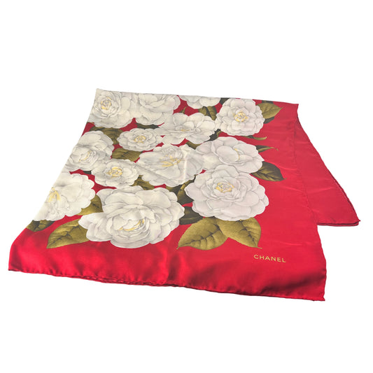 Chanel Red Scarves A-15629