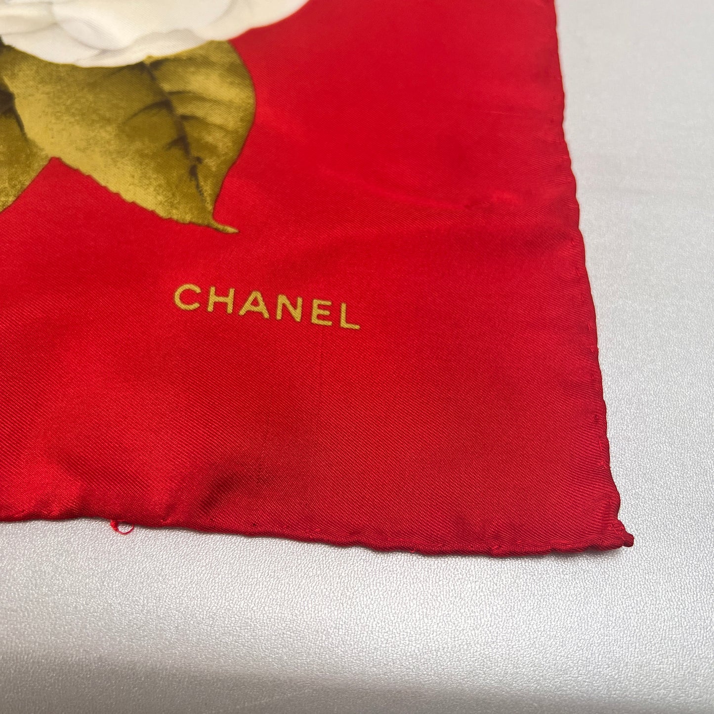 Chanel Red Scarves A-15629