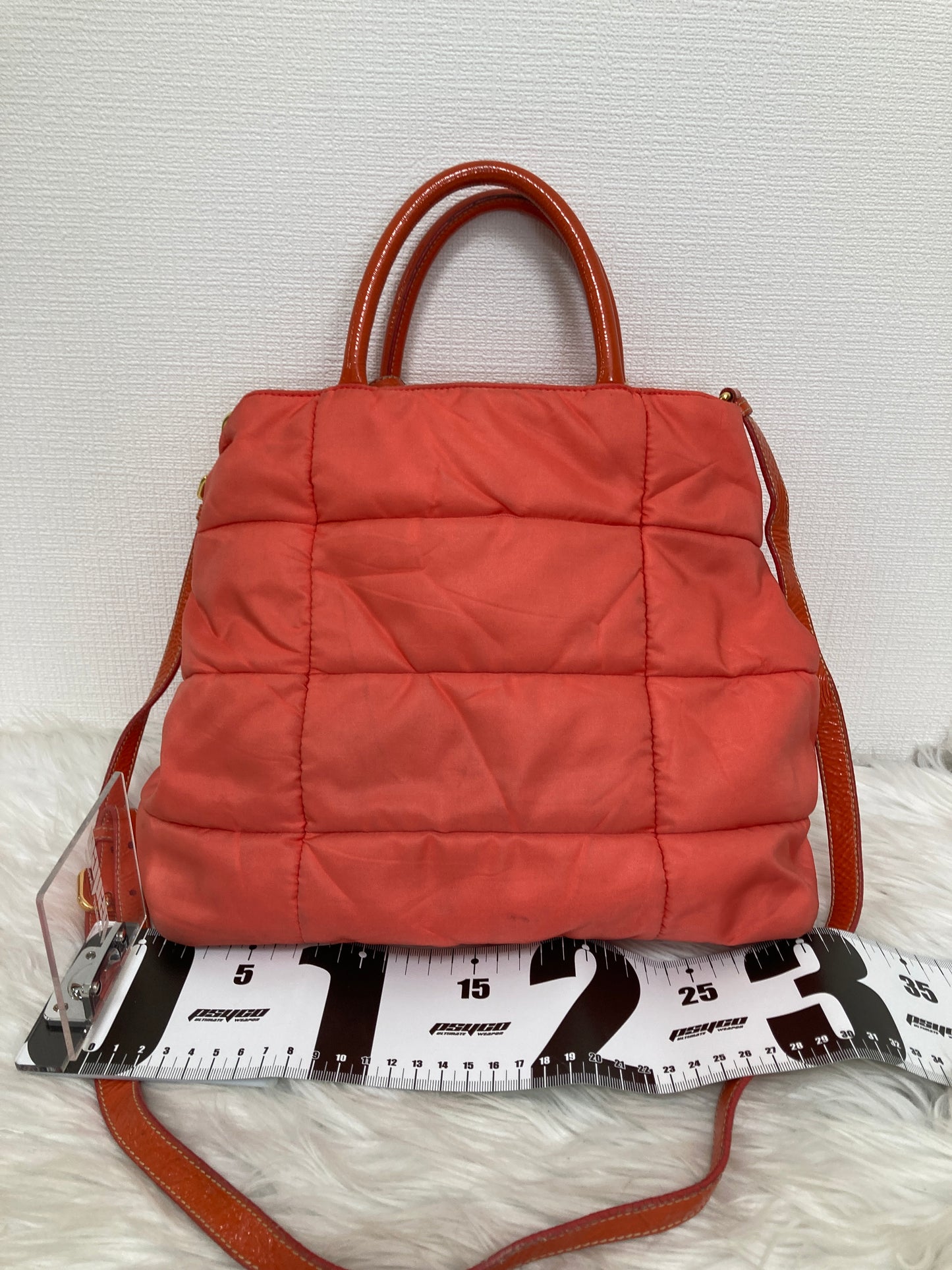 Prada Orange Handle Bags A-15635