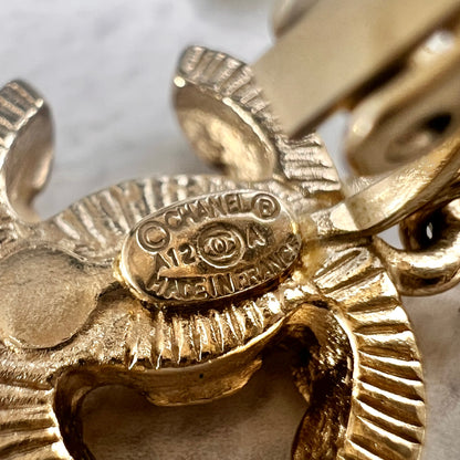 Chanel Gold Earrings A-15644