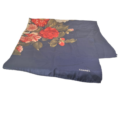 Chanel Navy Scarves A-15650