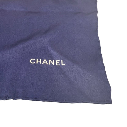 Chanel Navy Scarves A-15650