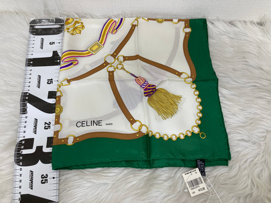 Celine Green Scarves A-15652