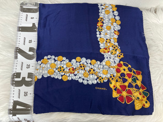 Chanel Navy Scarves A-15653