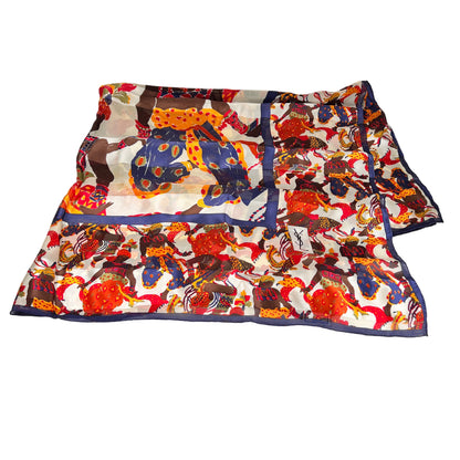 Saint Laurent Navy Scarves A-15656