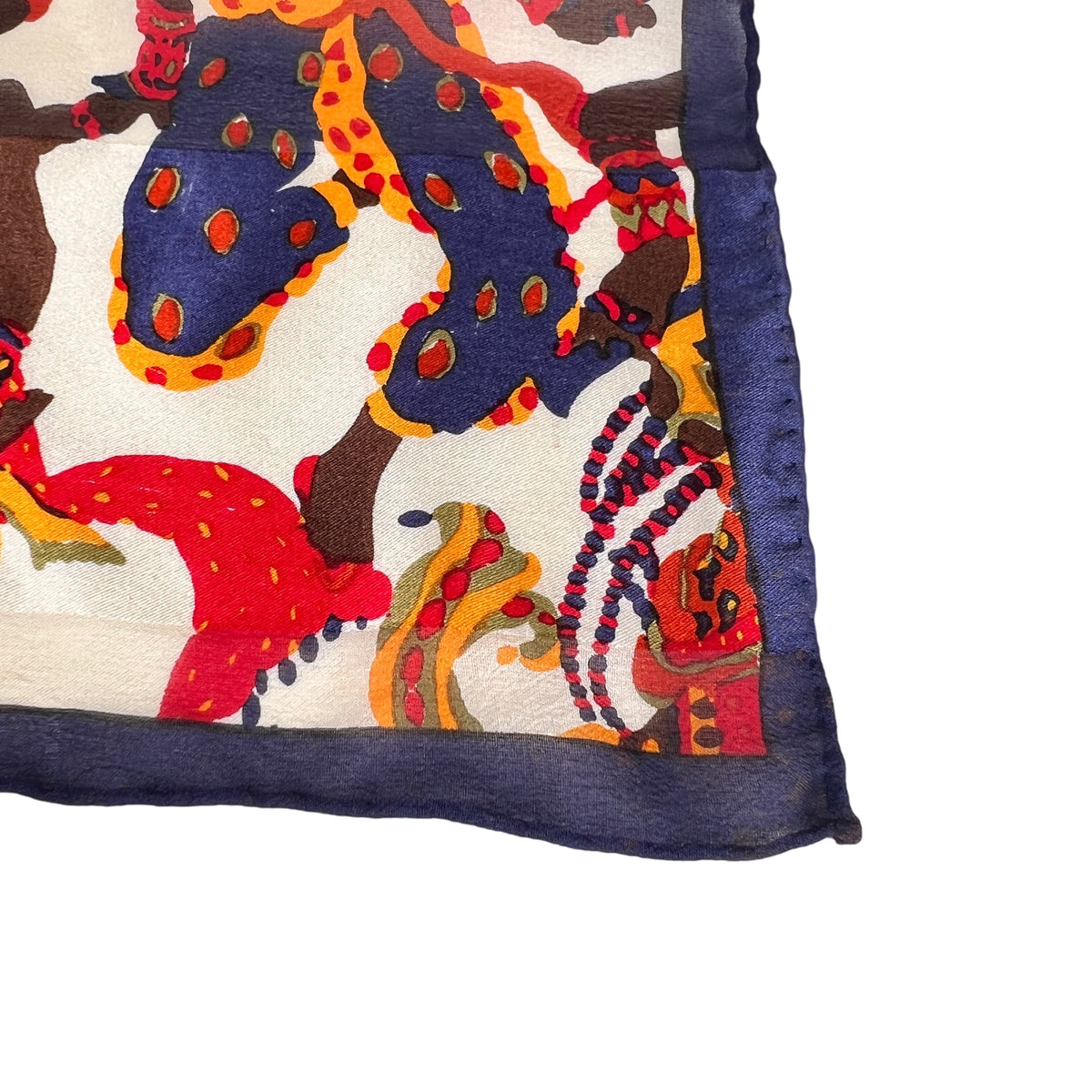 Saint Laurent Navy Scarves A-15656