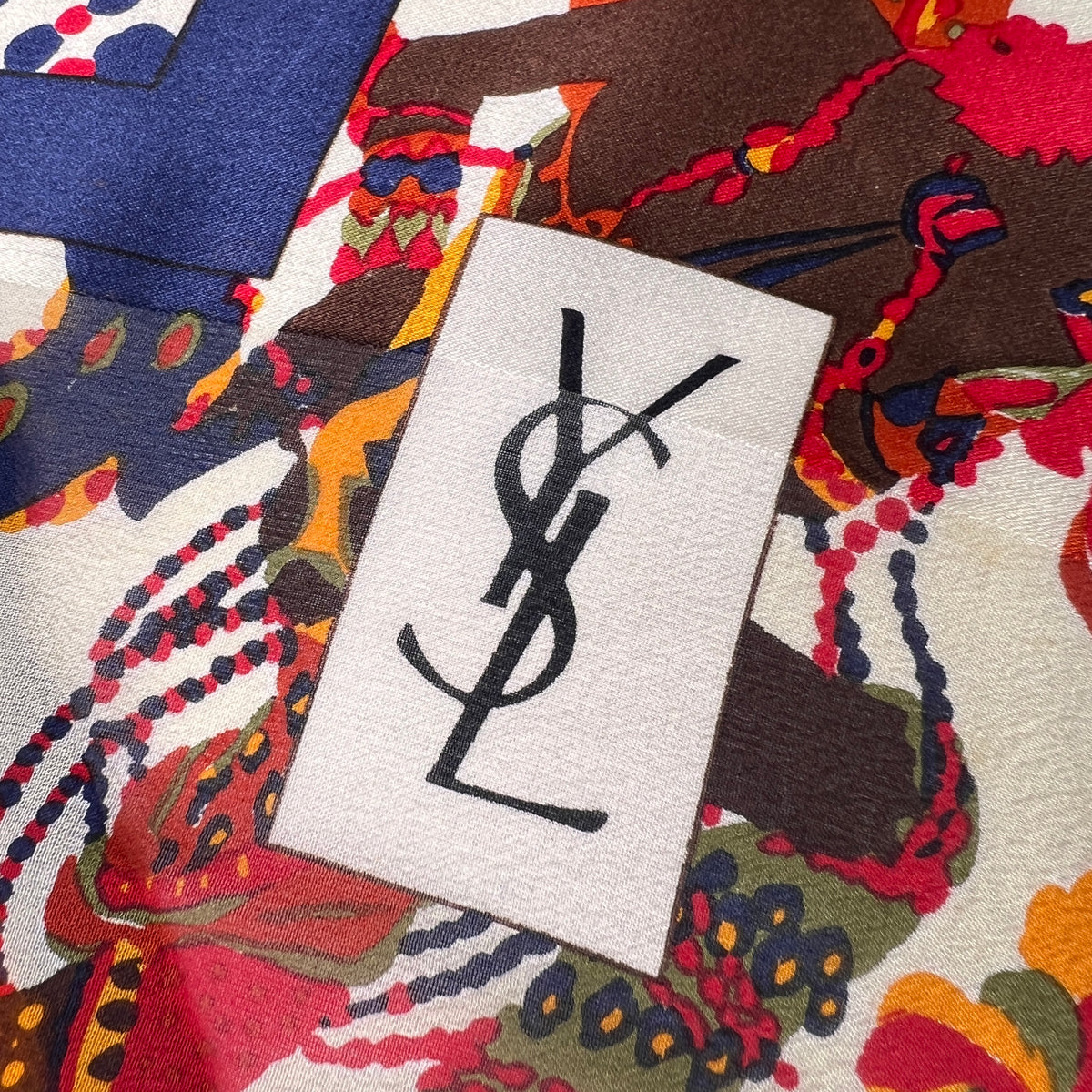 Saint Laurent Navy Scarves A-15656