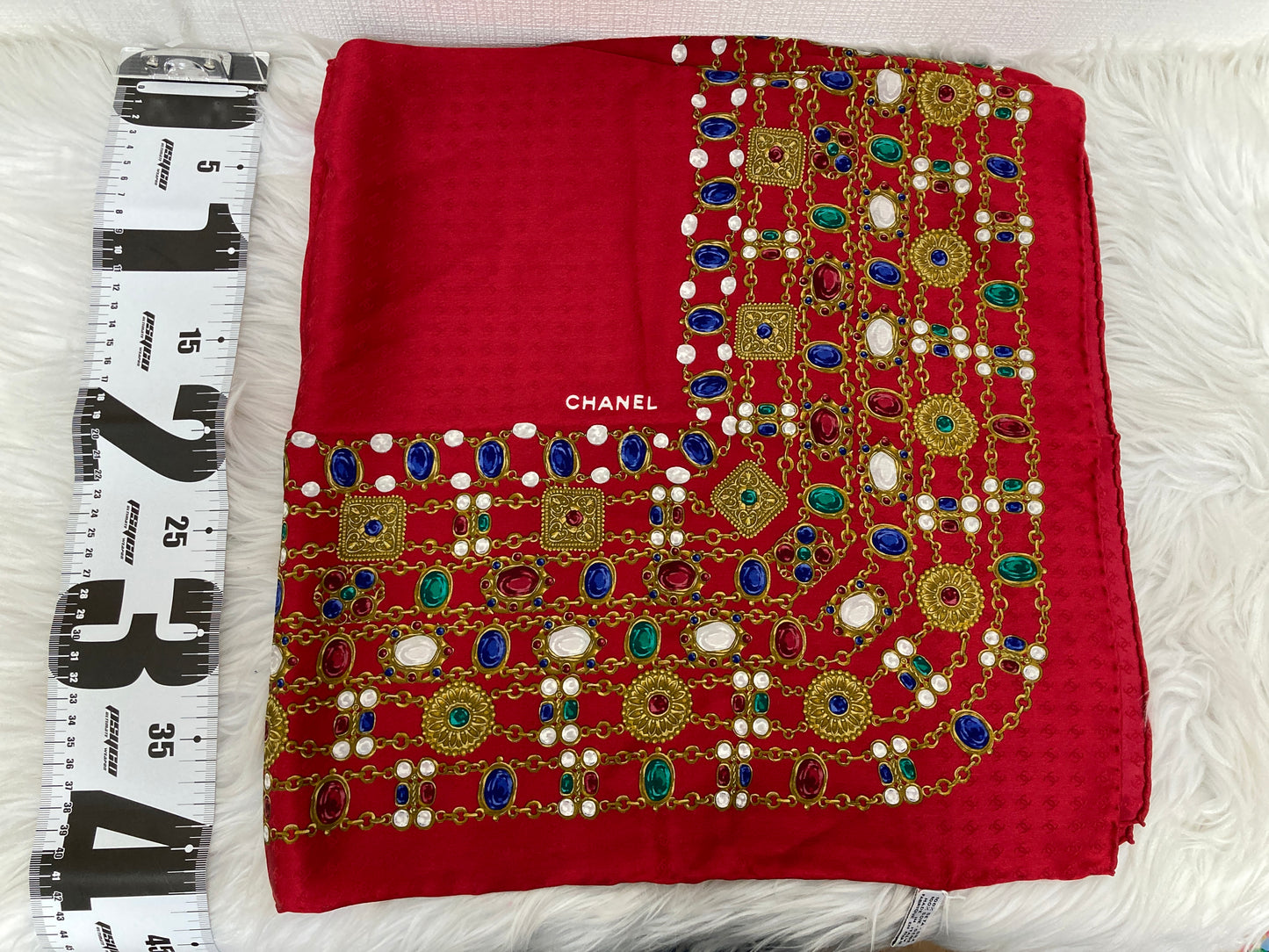 Chanel Red Scarves A-15657