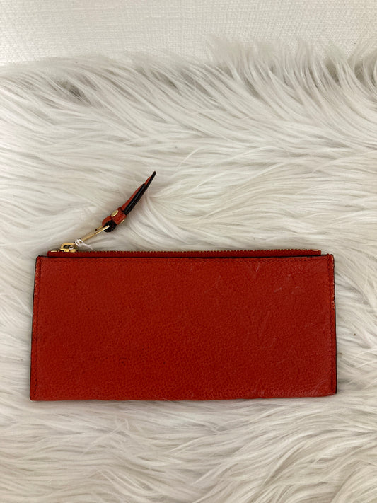 Louis Vuitton Red Wallets A-15662