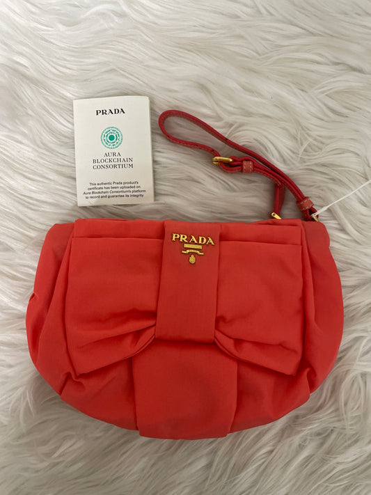 Prada Orange Pouches A-15670