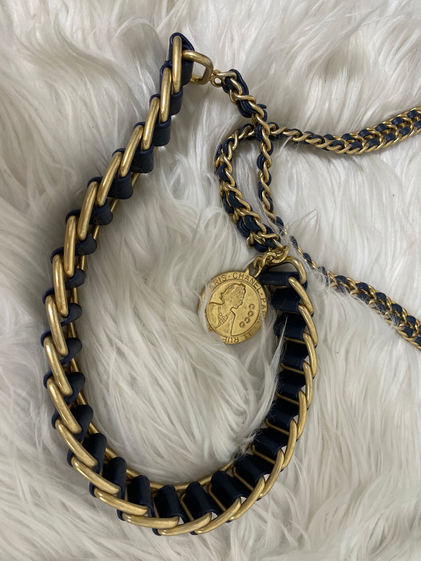Chanel Navy Shoulder Bags A-15678