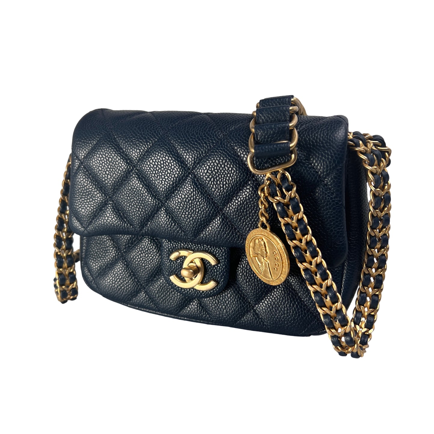 Chanel Navy Shoulder Bags A-15678