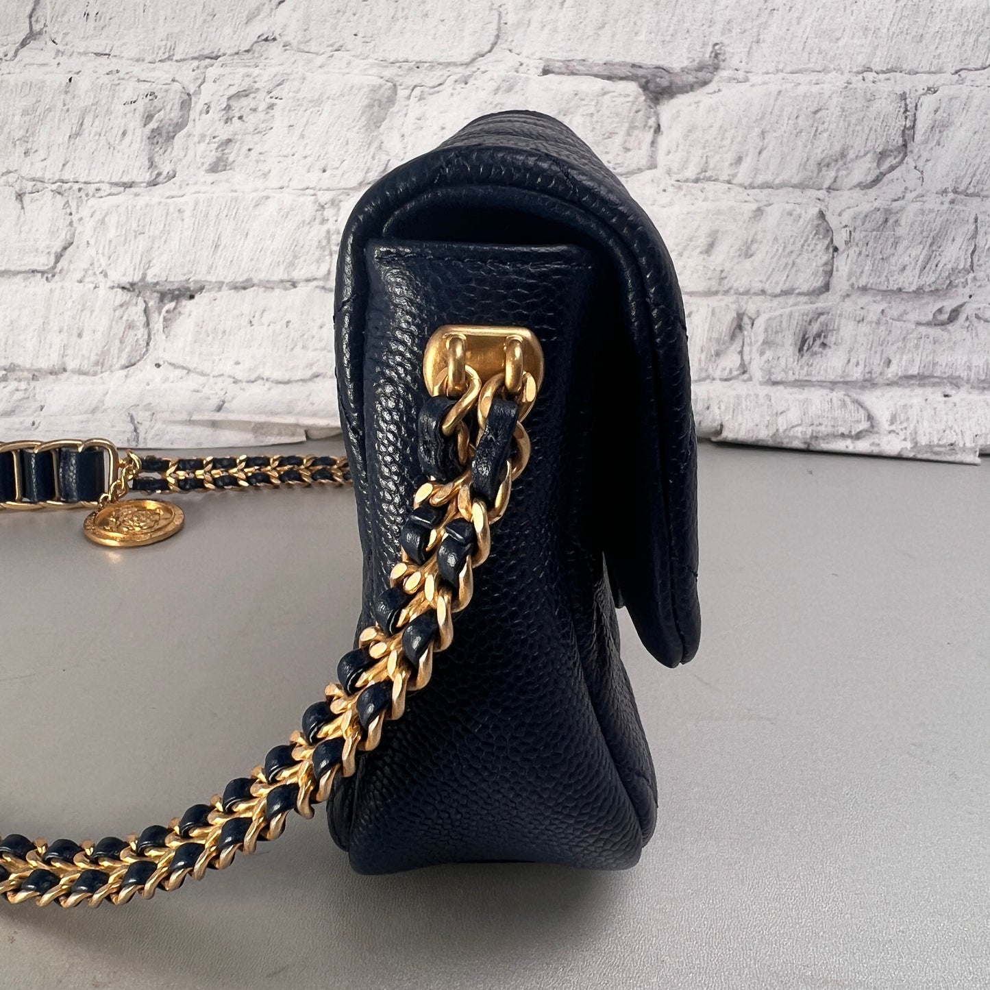 Chanel Navy Shoulder Bags A-15678