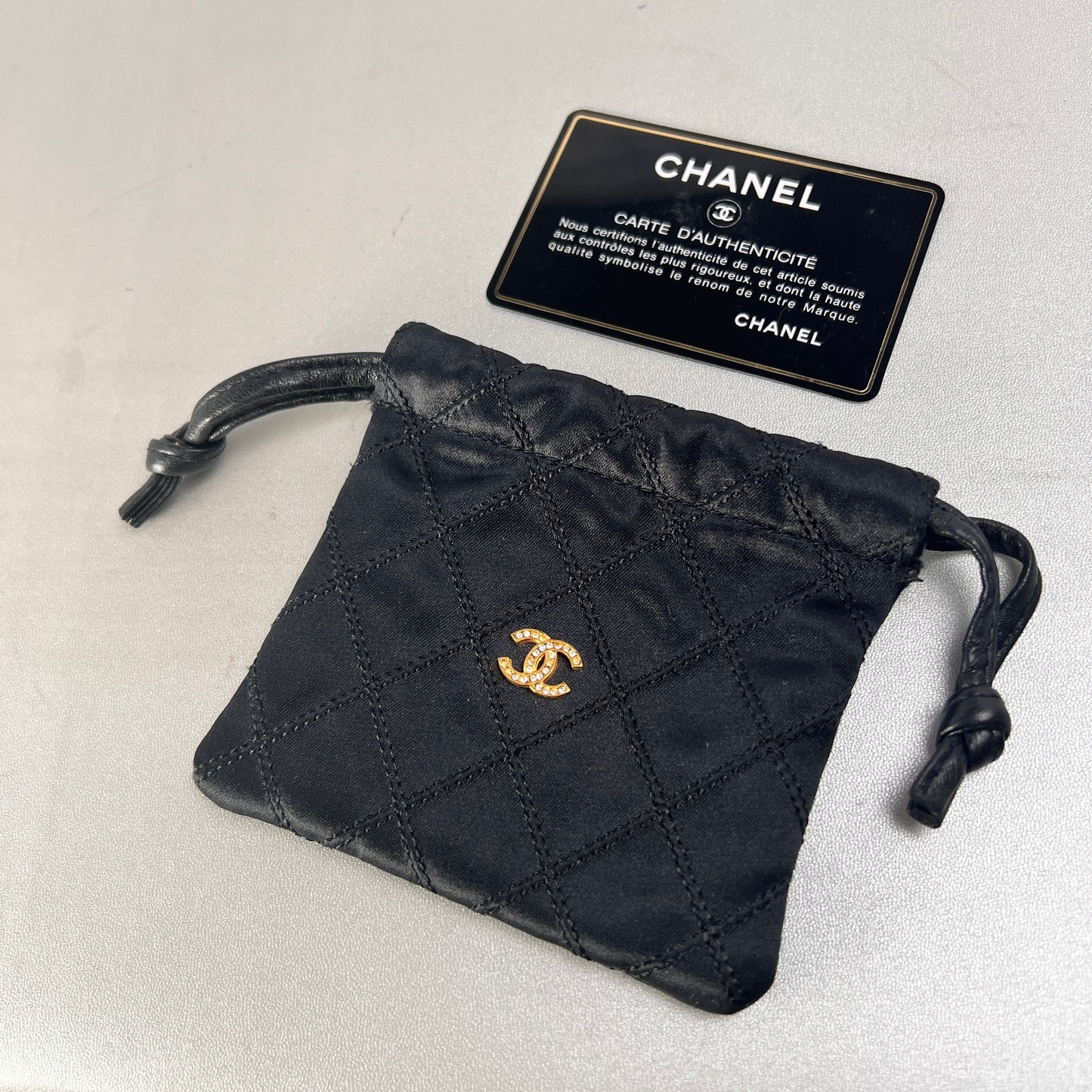 Chanel Black Pouches A-15679