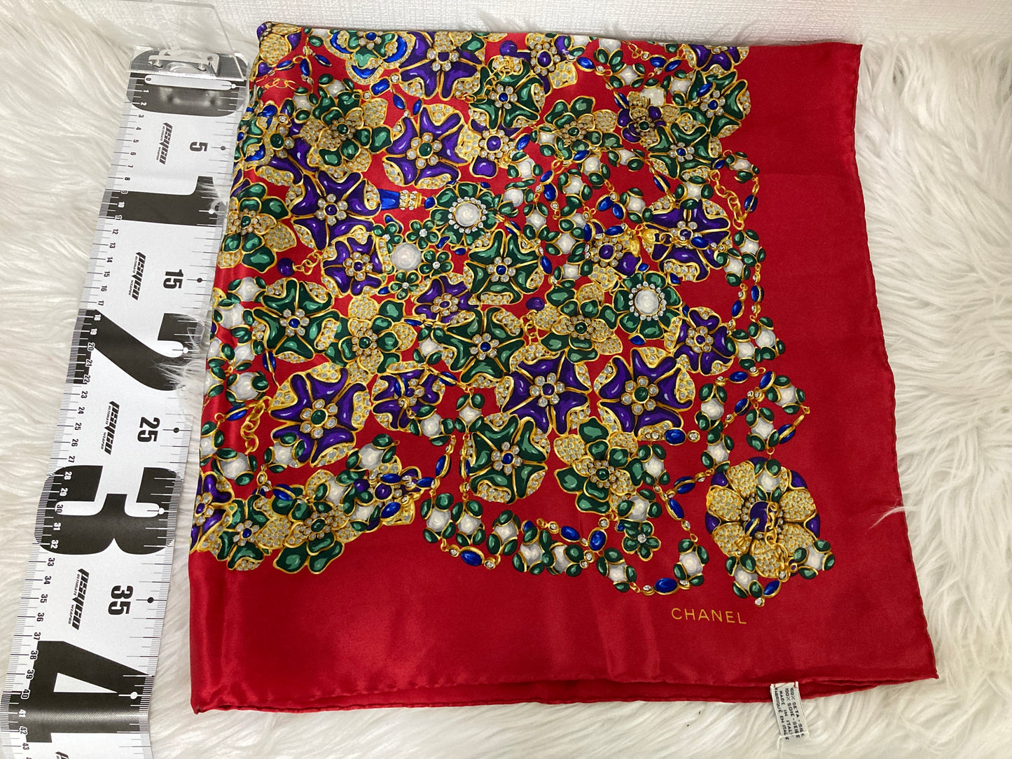 Chanel Red Scarves A-15689
