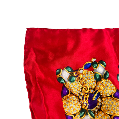 Chanel Red Scarves A-15689