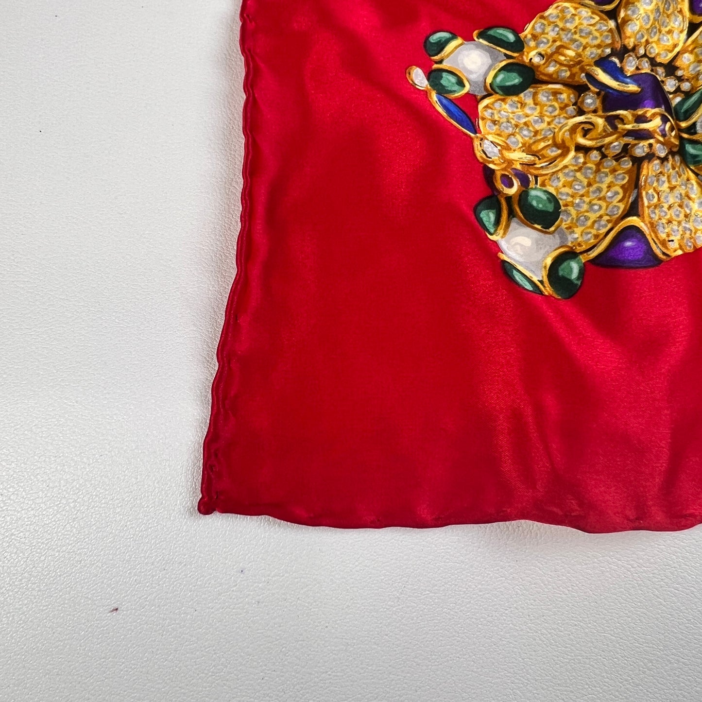 Chanel Red Scarves A-15689