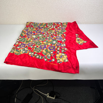 Chanel Red Scarves A-15689