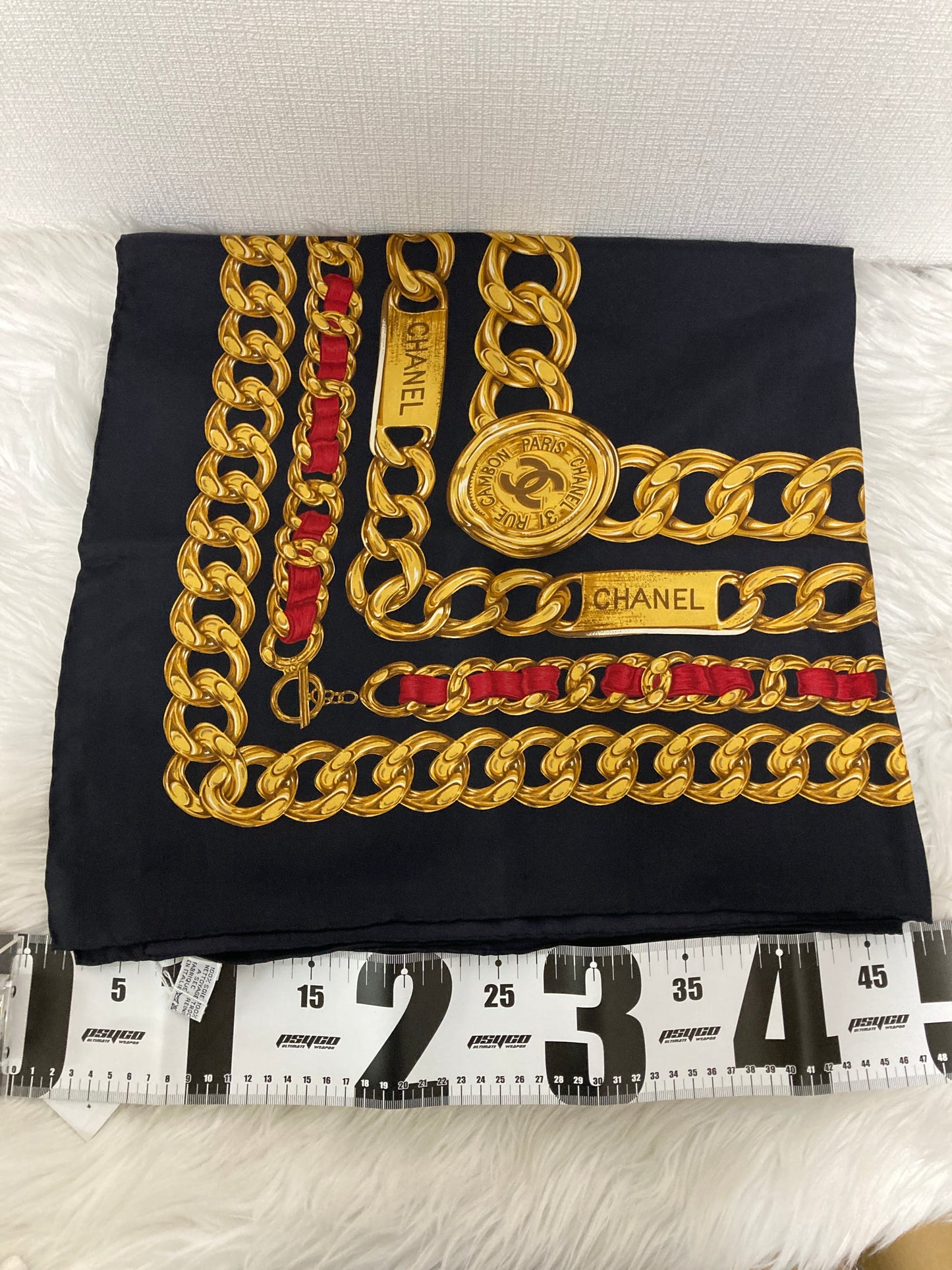 Chanel Black Scarves A-15690