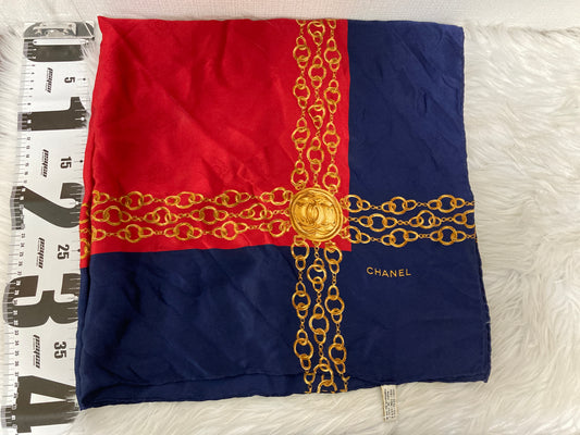 Chanel Navy Scarves A-15696
